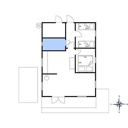 بيت للعطل 1533-aakirkeby-fyrreskoven-6 *